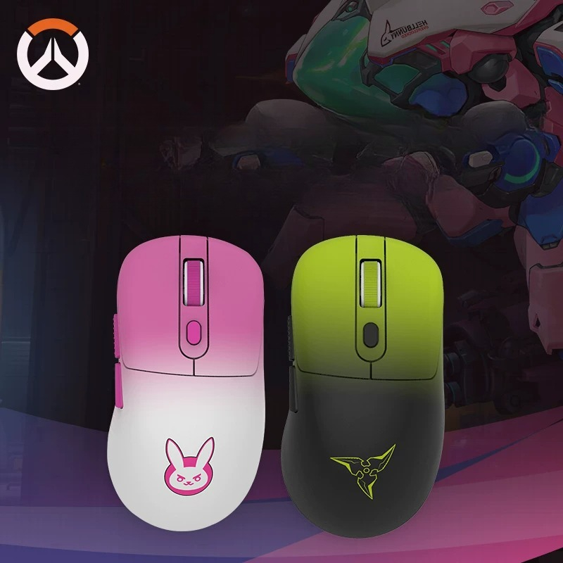 Esports Gaming Maus - 【公式】ゲーム オーバーウォッチ ワイヤレスゲーミングマウス OWGM1 D.Va Genji