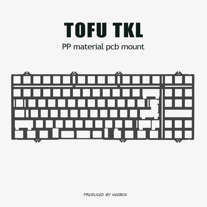 Esports Pc Gaming - TOFU TKL キーボードポジショニングボードカスタム PC アルミ PP