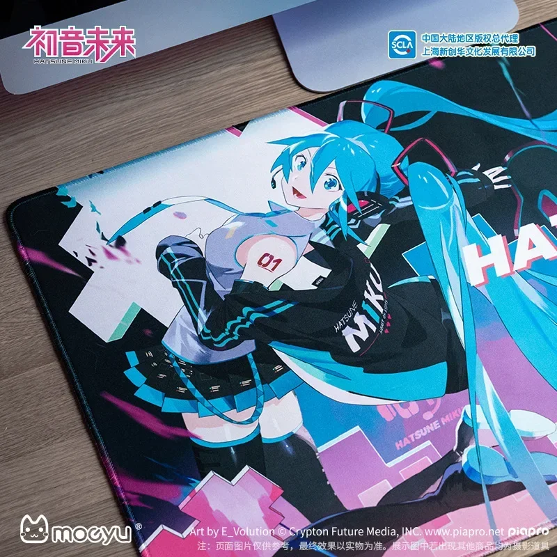 Esports Gaming Free Fire - 70X40CM アニメ初音ミクハートオブeスポーツシリーズフィギュアデスクマット大型マウスパッドゲームゲーマーキーボードマウスパッドモデルギフト