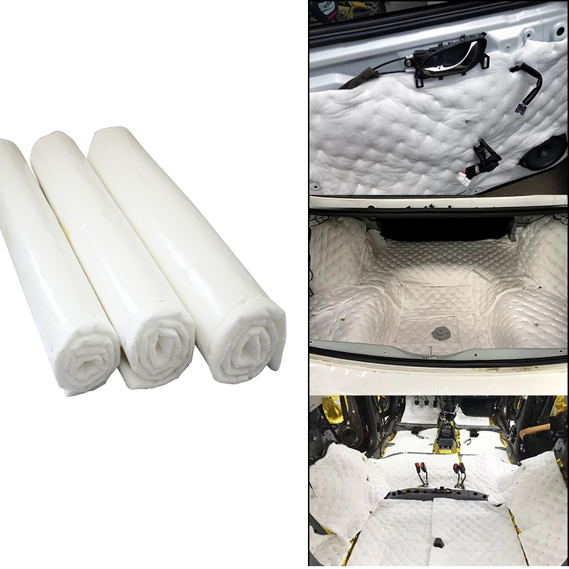 Sound Dampening Foam - 50X200cm 車のボンネットエンジンファイアウォールヒートマットデッドナーサウンドノイズプルーフ断熱フォーム