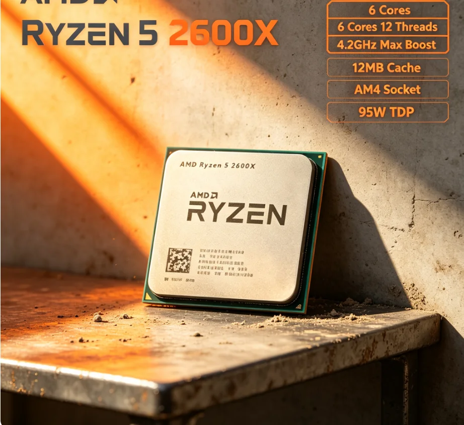 Esports Pc Gaming - AMD R5 2600X 12nm AM4 デスクトッププロセッサ
