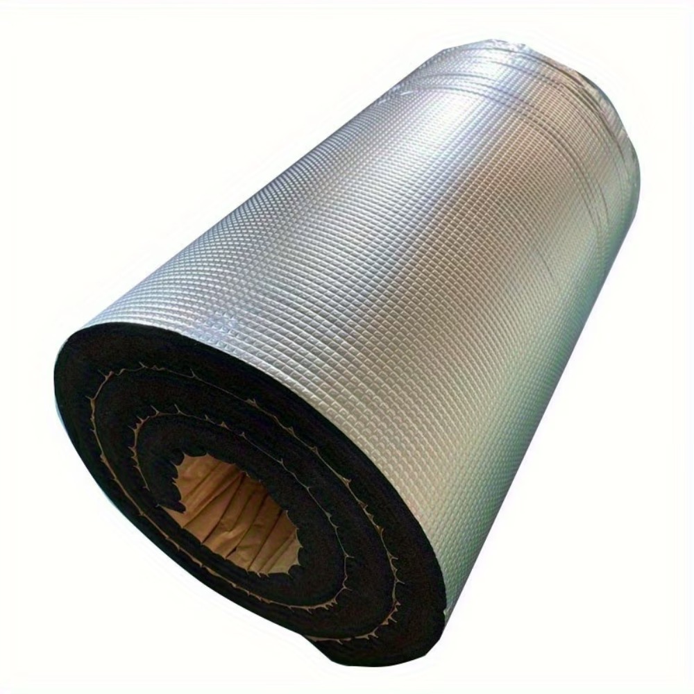 Sound Dampening Foam - 極厚20mm車用防音マット 50x100cm アルミ箔断熱材 ヘビーデューティー防音フォーム ドア、ルーフ、ボンネット用