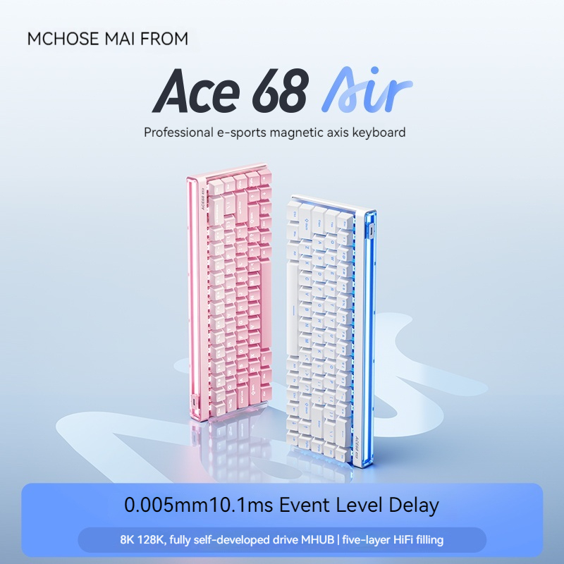 Esports Pc Gaming - Mchose Ace68 エア磁気軸メカニカルキーボード eスポーツ向け低遅延有線カスタマイズゲーミングキーボード オフィス用
