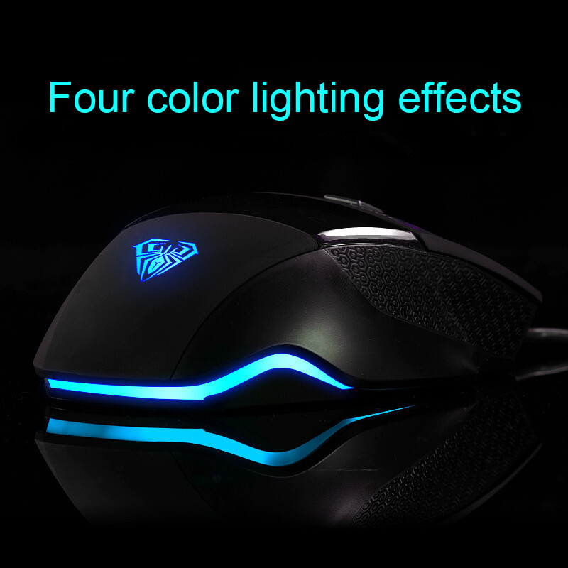 マウス 2400DPI バックライト光学式コンピュータマウス - Esports Gaming Maus のレビューと価格