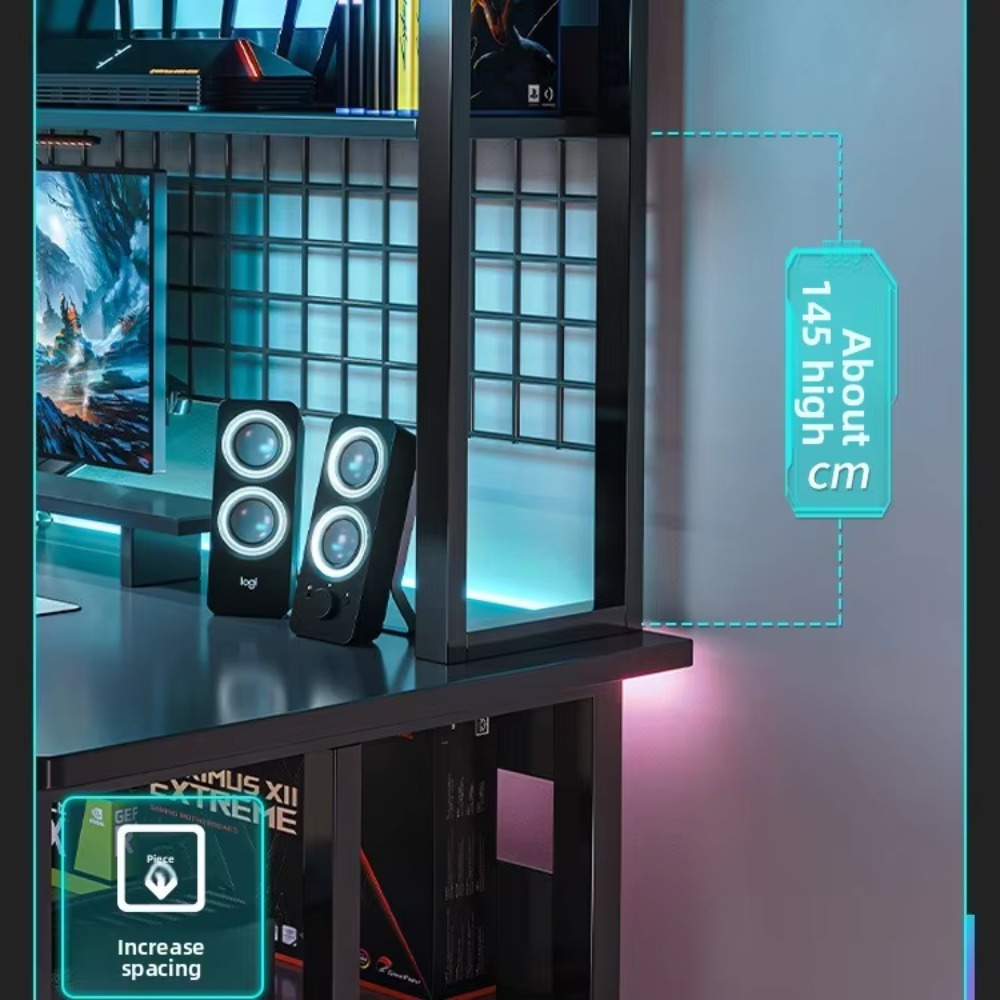 モダンで耐久性のあるメタル+MDF製eスポーツゲーミングデス - Esports Gaming School のレビューと価格