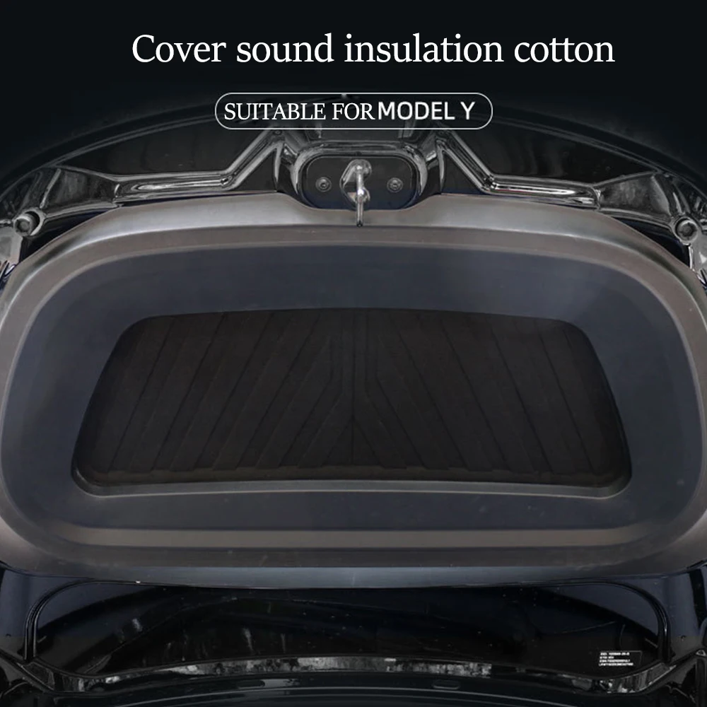 テスラモデル Y フロントエンジンフードノイズ低減マット防音 - Sound Dampening Foam のレビューと価格