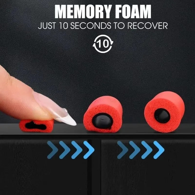 6/1 ペアソフト低反発イヤフォンイヤーチップワイヤレスヘッ - Sound Dampening Foam のレビューと価格