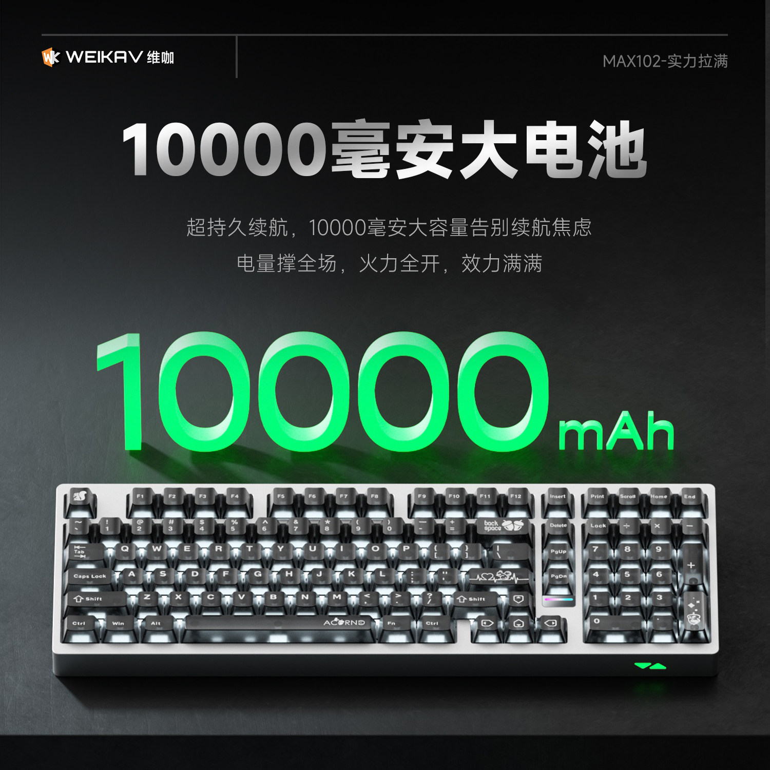 Weika Max102 アルミケースワイヤレスメカニカルキ - Esports Pc Gaming のレビューと価格