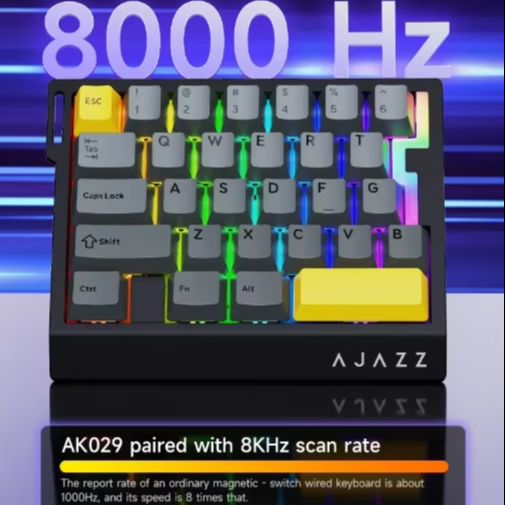 AK029 有線片手ゲーミングキーボード HE 磁気スイッチ - Esports Pc Gaming のレビューと価格