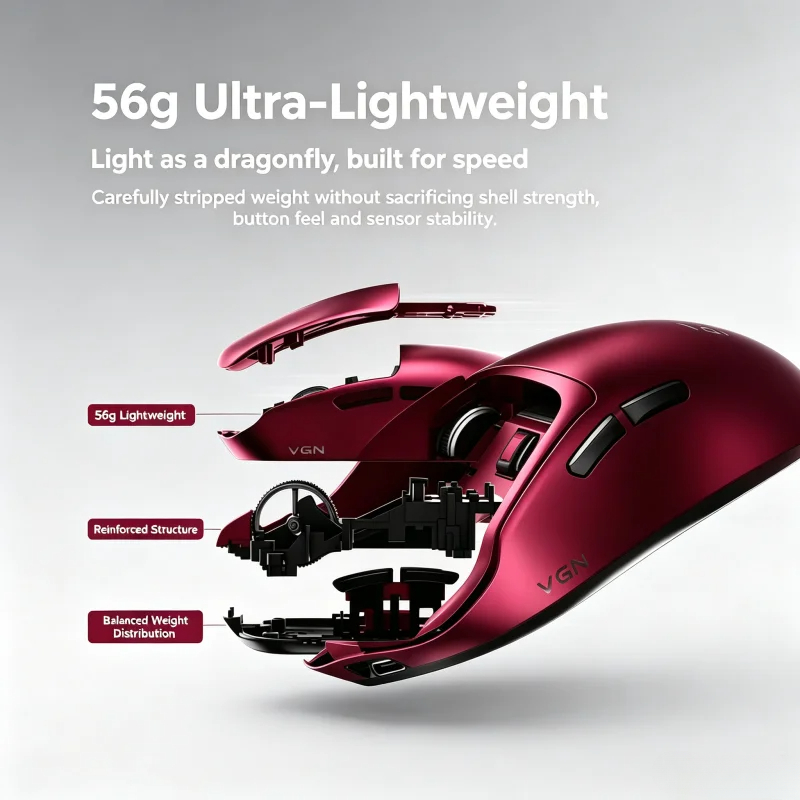 VGN Dragonfly F1 V5 ワイヤレスゲーミング - Esports Pc Gaming のレビューと価格
