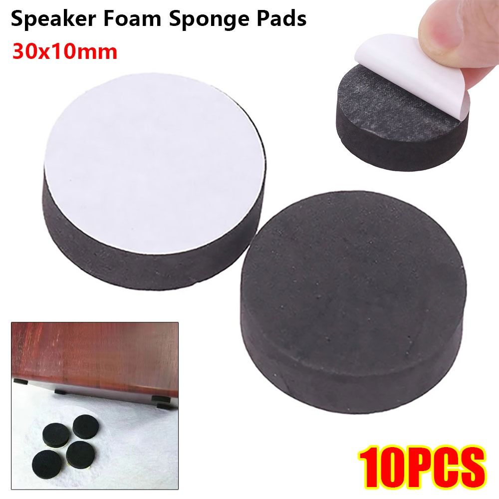 10 個の衝撃吸収スピーカーフォームスポンジパッド自己粘着  - Sound Dampening Foam のレビューと価格