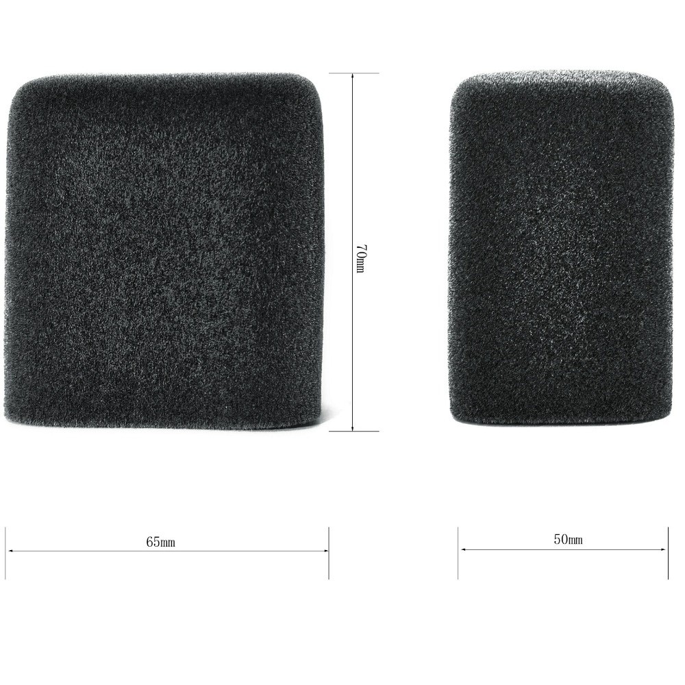 1 個交換用マイクウィンドスクリーンカバーフロック加工スポン - Sound Dampening Foam のレビューと価格